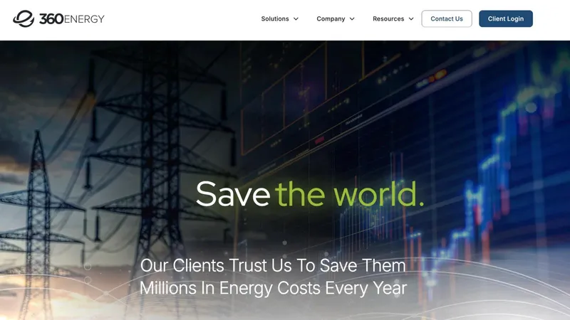 360 Energy Website screenshot