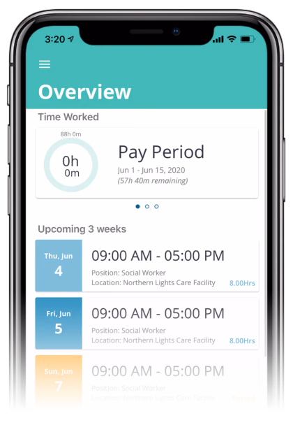 Avanti Go app home screen on an iPhone