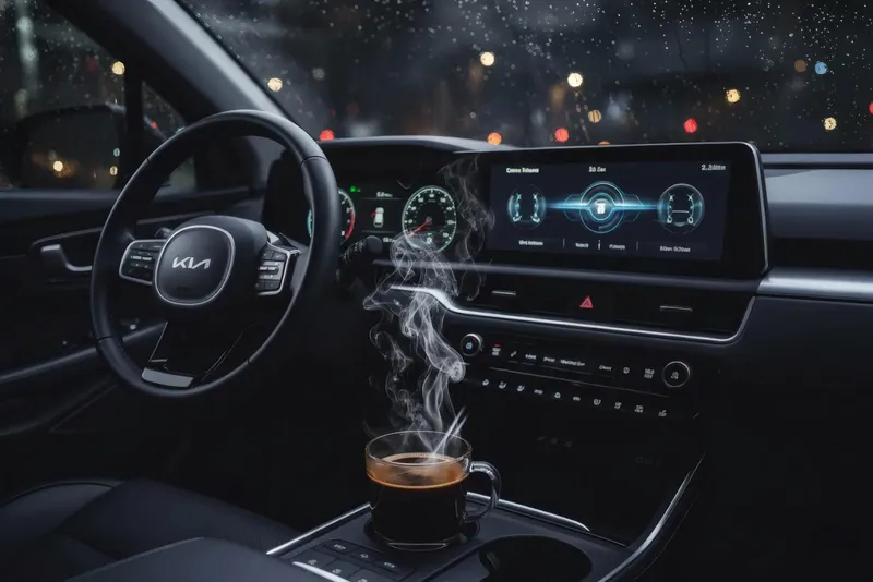 Kia & coffee